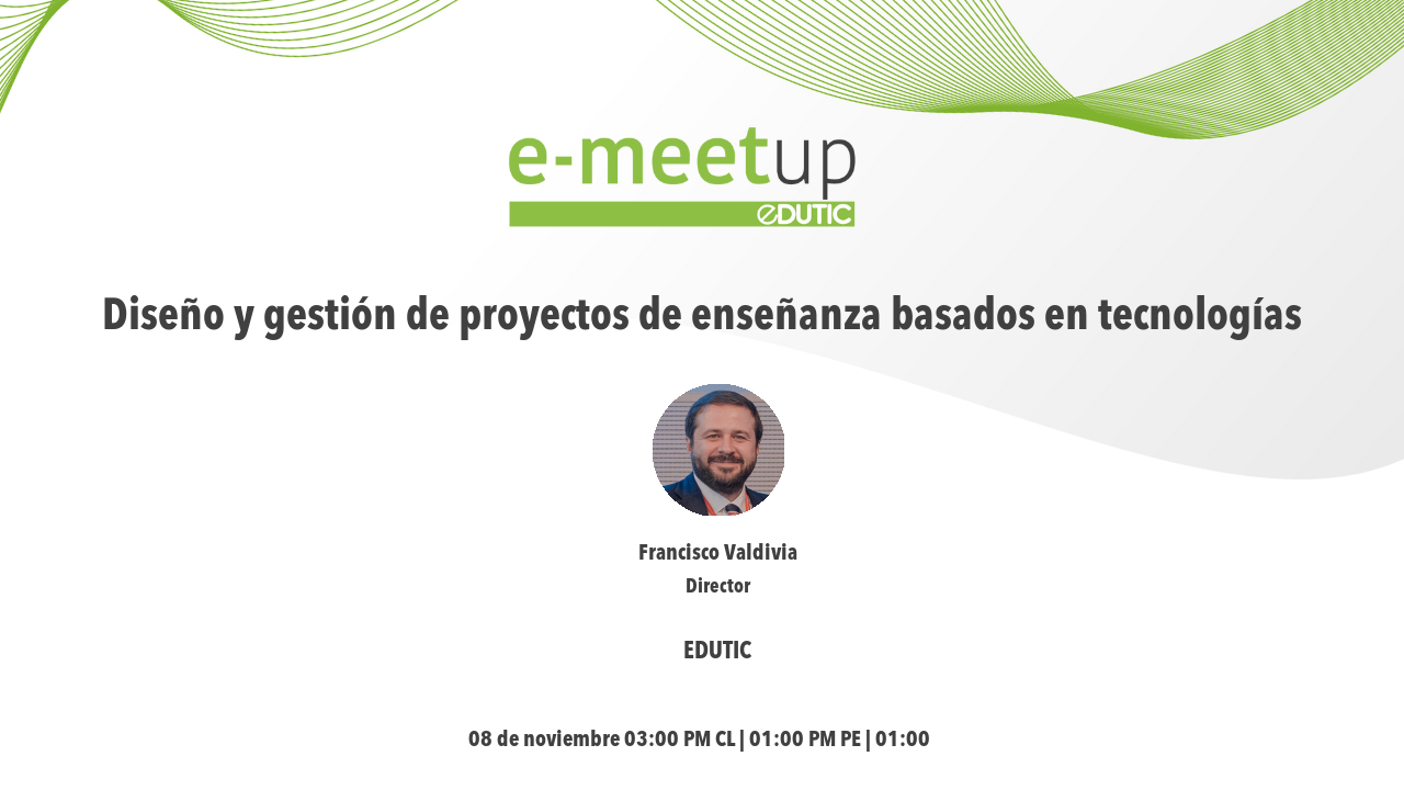 Video Diseño y gestión de proyectos de enseñanza basados en tecnologías