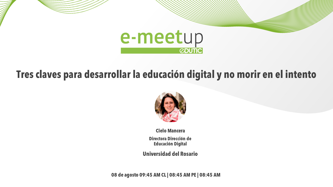 Video Tres claves para desarrollar la educación digital y no morir en el intento