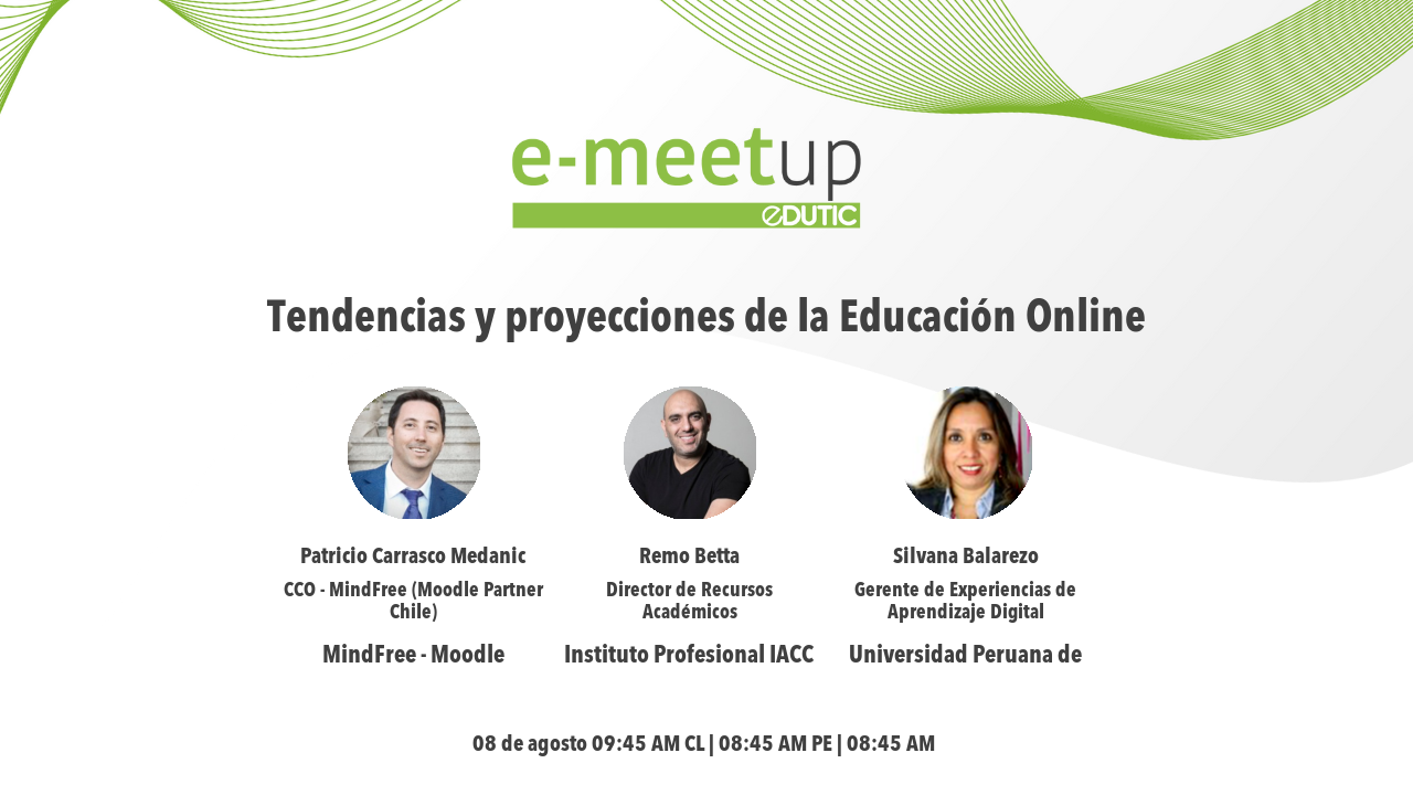 Video Tendencias y proyecciones de la Educación Online