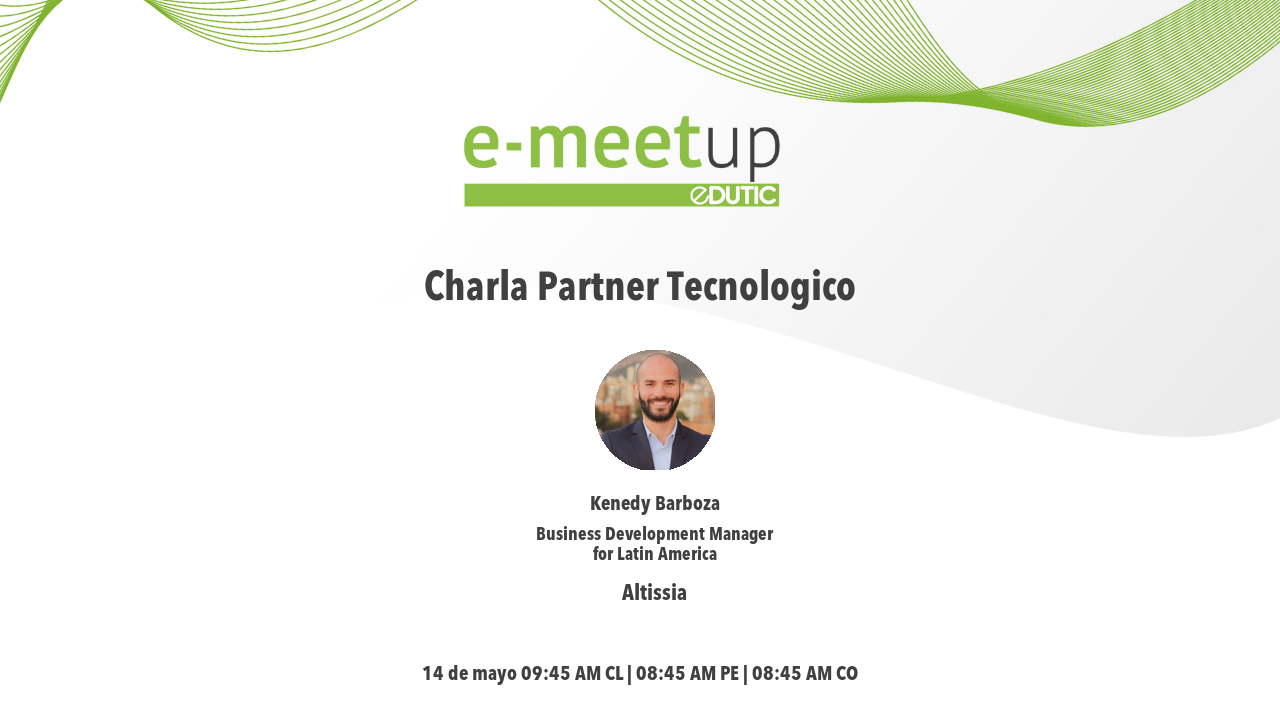 Video Charla Partner Tecnologico
