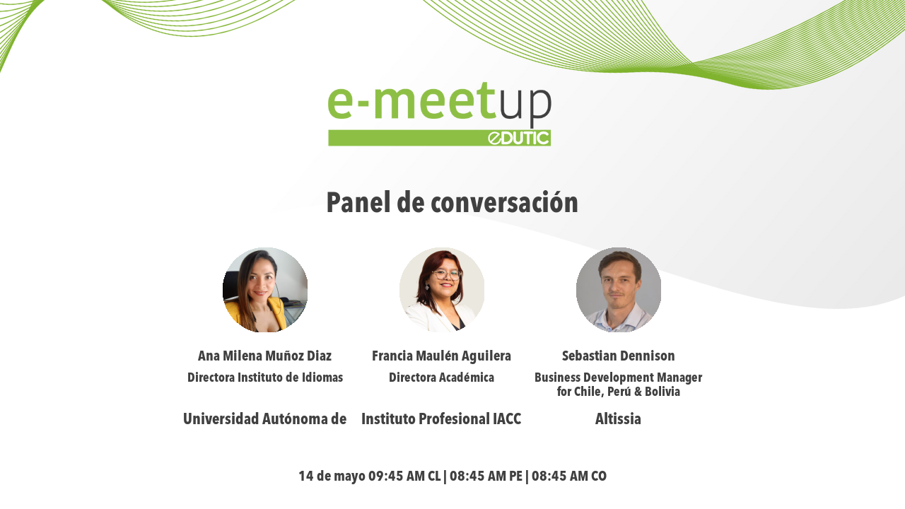 Video Panel de conversación